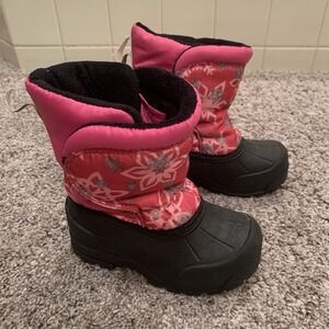 Northside Snow Boots Girls Size 9 Pink Winter